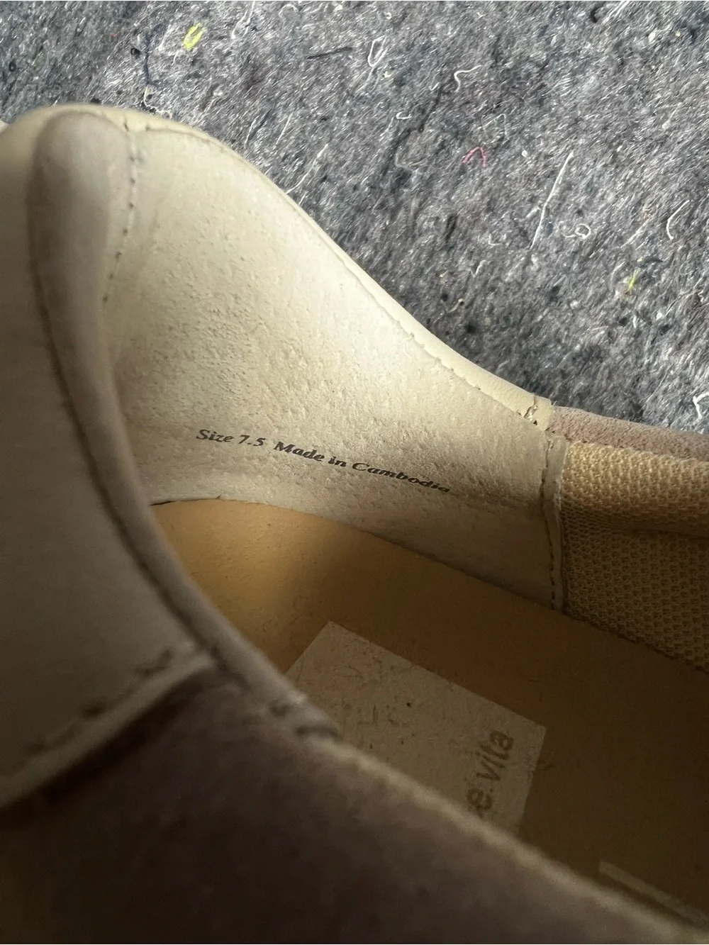 Dolce Vita Beige Suede Low-Top Sneakers